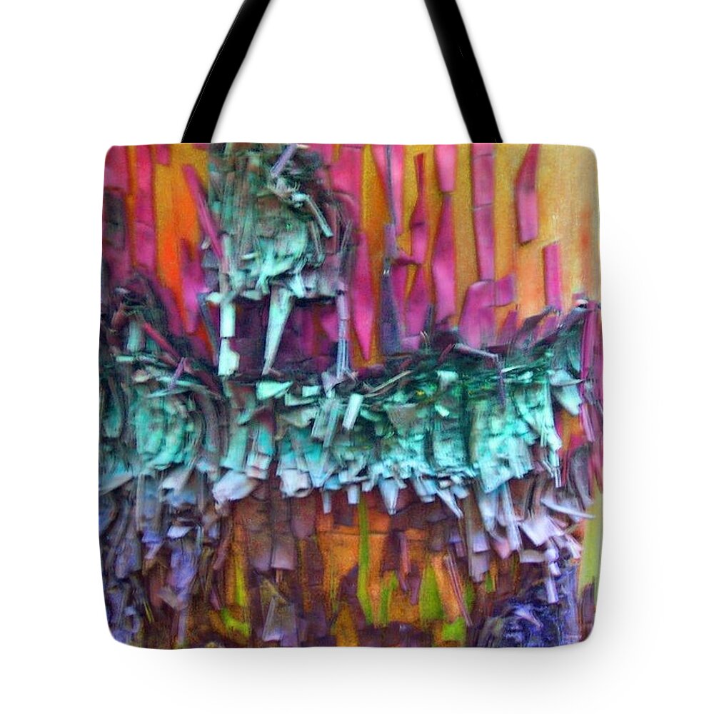 Nature Tote Bag featuring the digital art Ancient Footsteps by Richard Laeton