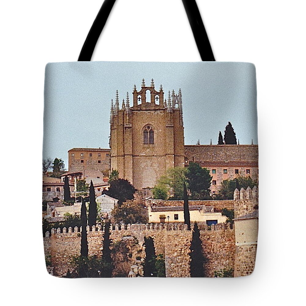 Toledo Tote Bag featuring the photograph Ancient Toledo Spain by Barbara Plattenburg