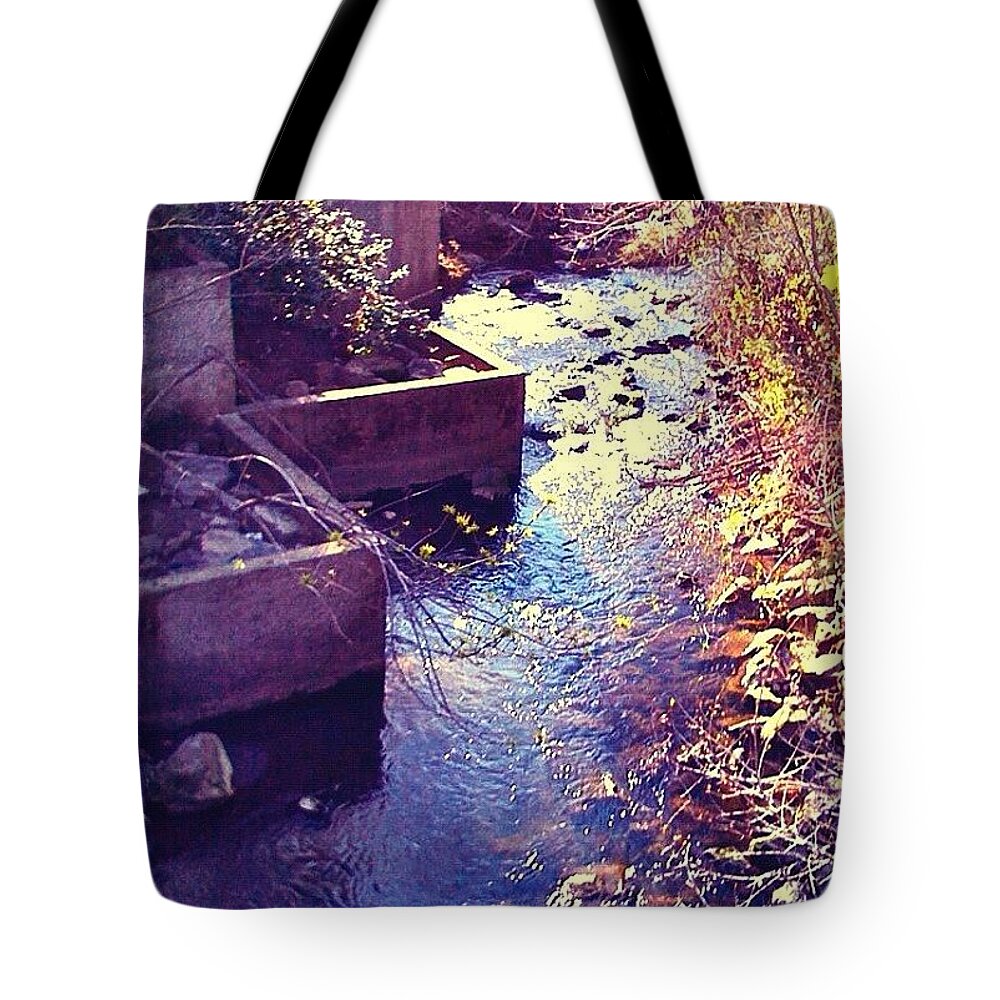 All_shots Tote Bag featuring the photograph And A River Runs Through It #napa_ca by Anna Porter