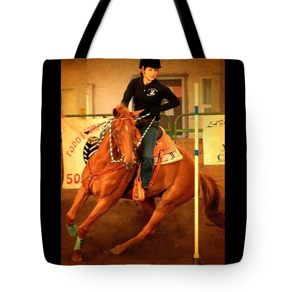 Athletic Tote Bag featuring the photograph Andy And Chrissy Turning #together by Anna Porter