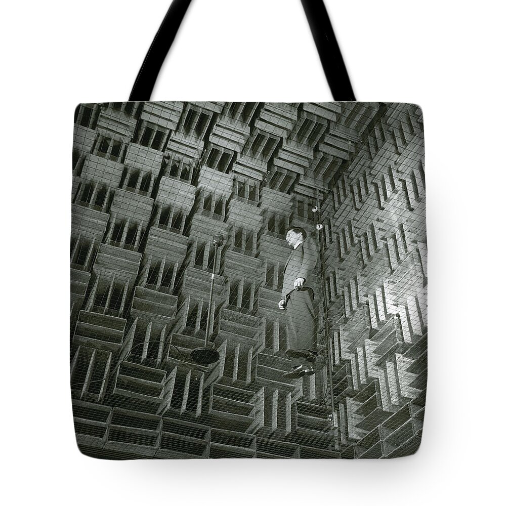 History Tote Bag featuring the photograph Anechoic Chamber by Omikron