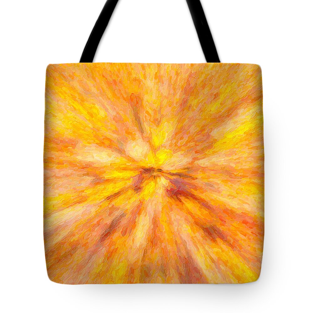 Clarence Holmes Tote Bag featuring the photograph Autumn Leaves Impasto II by Clarence Holmes