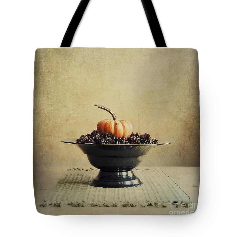 Bowl Tote Bag featuring the photograph Autumn by Priska Wettstein