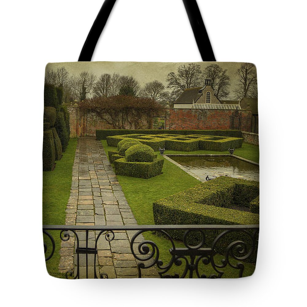 Bambers Tote Bag featuring the photograph Avebury Manor Topiary by Clare Bambers