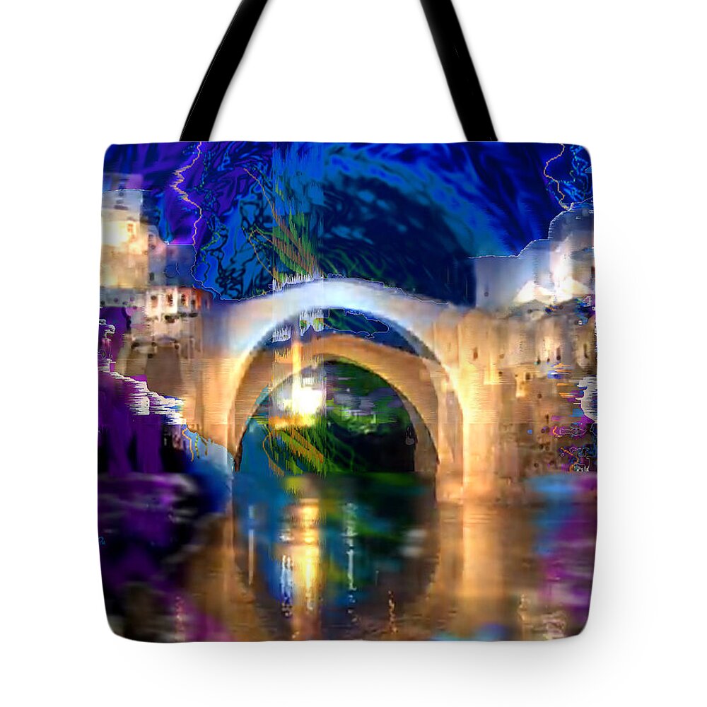 Bad Weather Coming Tote Bag featuring the digital art Bad Weather Coming by Seth Weaver