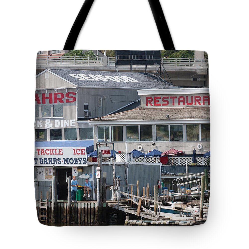 Clarence Holmes Tote Bag featuring the photograph Bahr's Landing I by Clarence Holmes