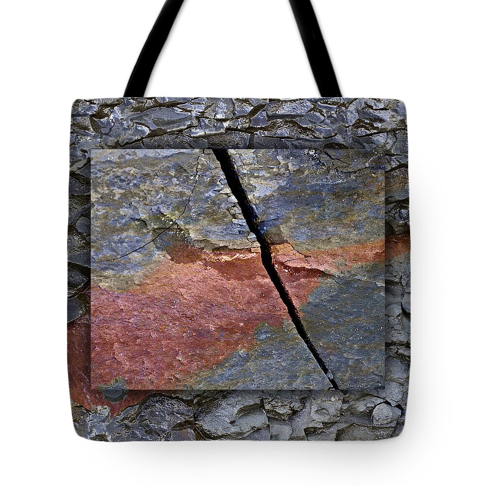 Bold Tote Bag featuring the photograph Between Tides Number 15 Square by Carol Leigh