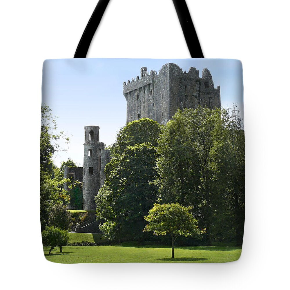 Blarney Castle Tote Bag featuring the photograph Blarney Castle - Ireland by Mike McGlothlen
