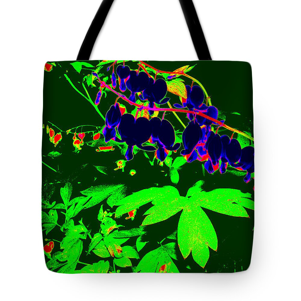 Abstract Photography Tote Bag featuring the photograph Bleeding Abstract by Kim Galluzzo