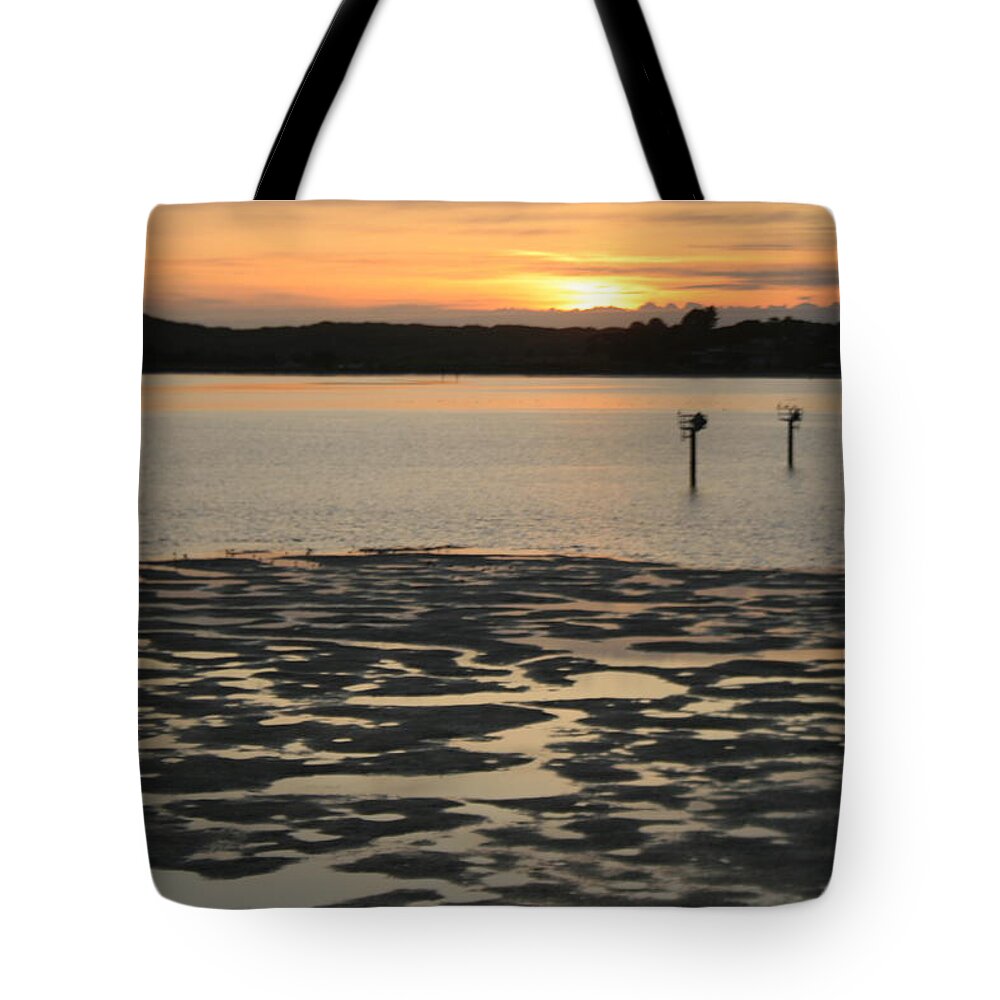 Bodega Bay Tote Bag featuring the photograph Bodega Bay Sunset by Suzanne Lorenz