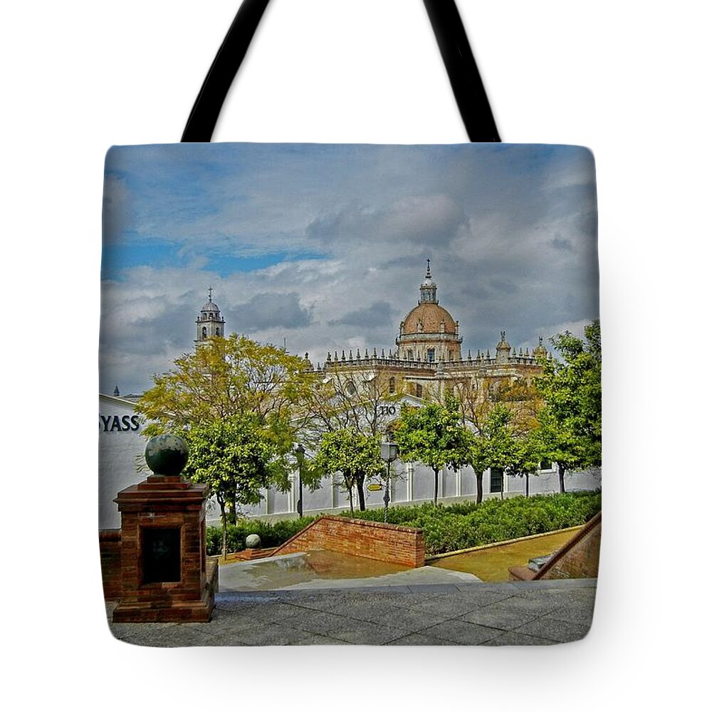 Europe Tote Bag featuring the photograph Bodegas Gonzalez Byass - Tio Pepe by Juergen Weiss