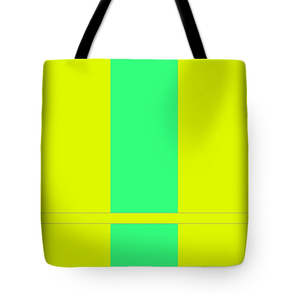 Abstract Tote Bag featuring the digital art Bole by Naxart Studio