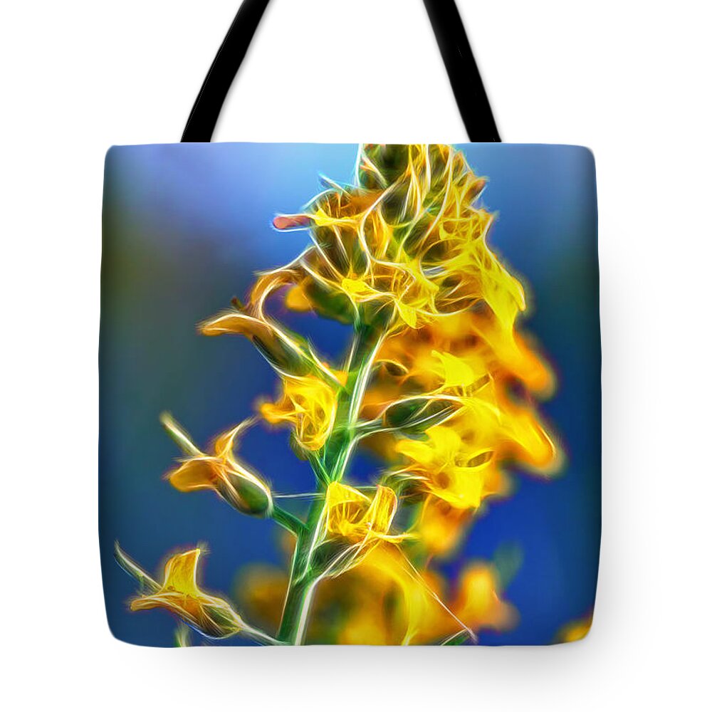 Field Mustard Tote Bag featuring the photograph Brassica Rapa by Bill and Linda Tiepelman