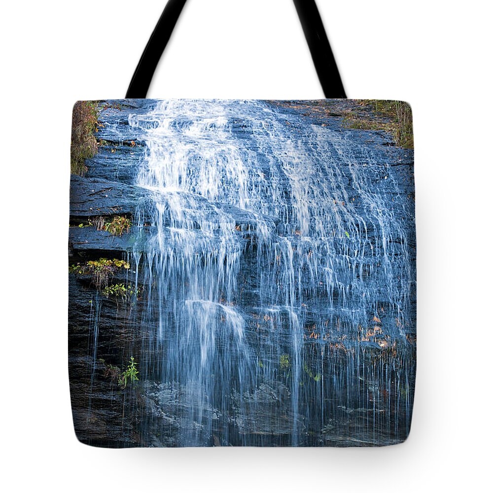 Nature Tote Bag featuring the photograph Bridal Veil Falls by Kenneth Albin