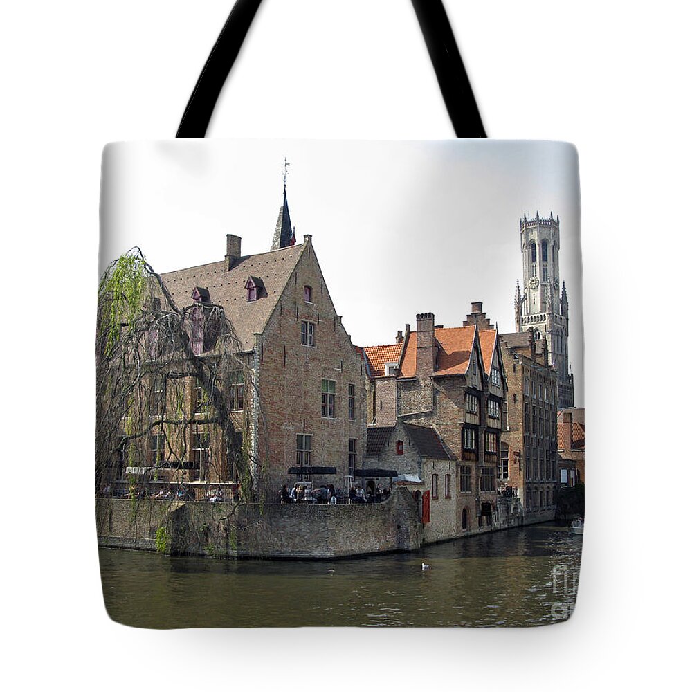 Brugge Tote Bag featuring the photograph Brugge. Belgium. Spring 2011 by Ausra Huntington nee Paulauskaite