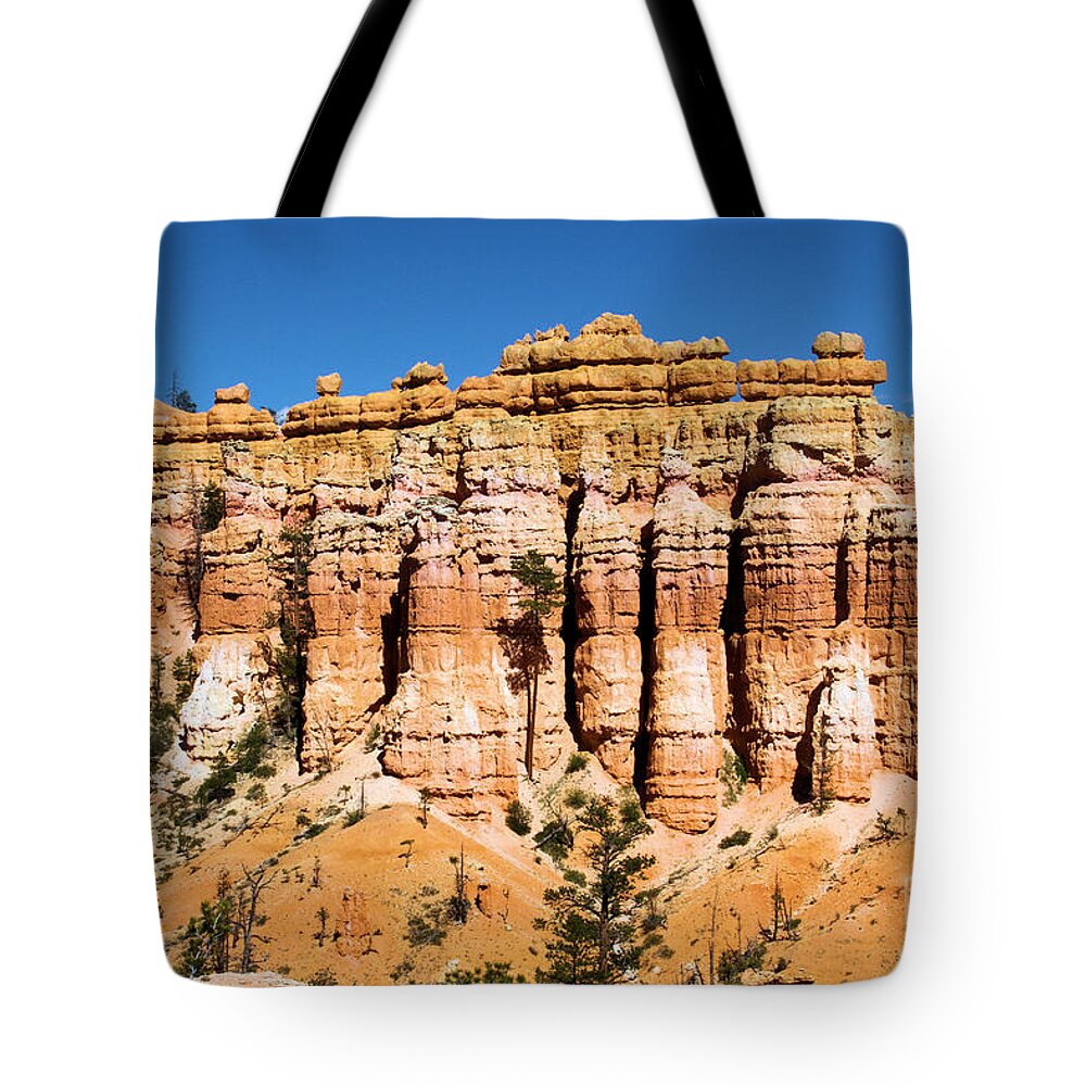 Hoodoos Tote Bag featuring the photograph Bryce Canyon Towers by Adam Jewell