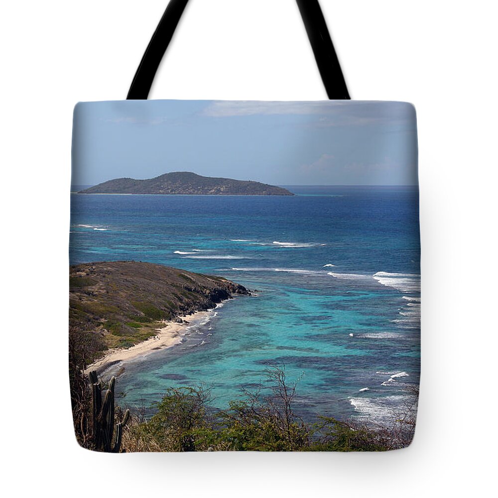 Virgin Islands Tote Bag featuring the photograph Buck Island USVI by Kelly Holm
