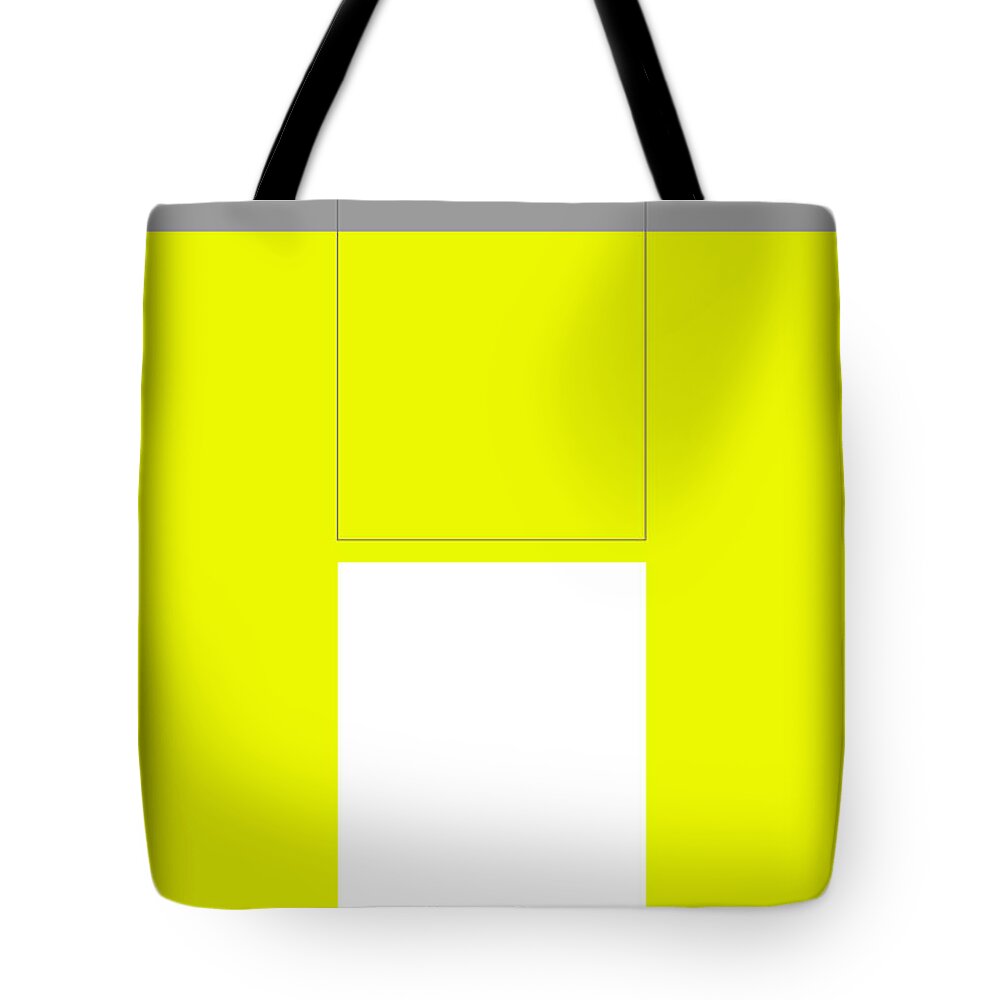 Abstract Tote Bag featuring the digital art Burble by Naxart Studio