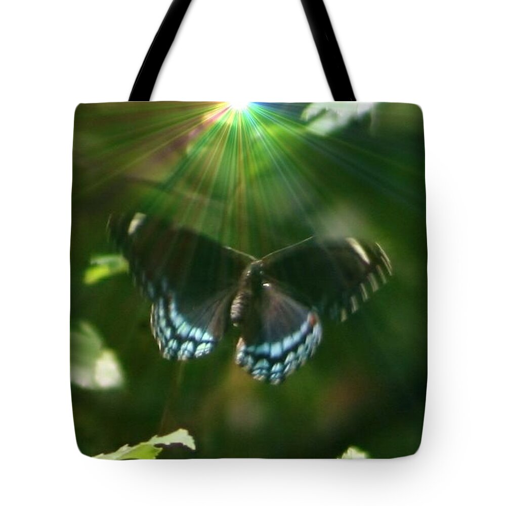 Photo Tote Bag featuring the photograph Butterflies Are Free by Barbara S Nickerson