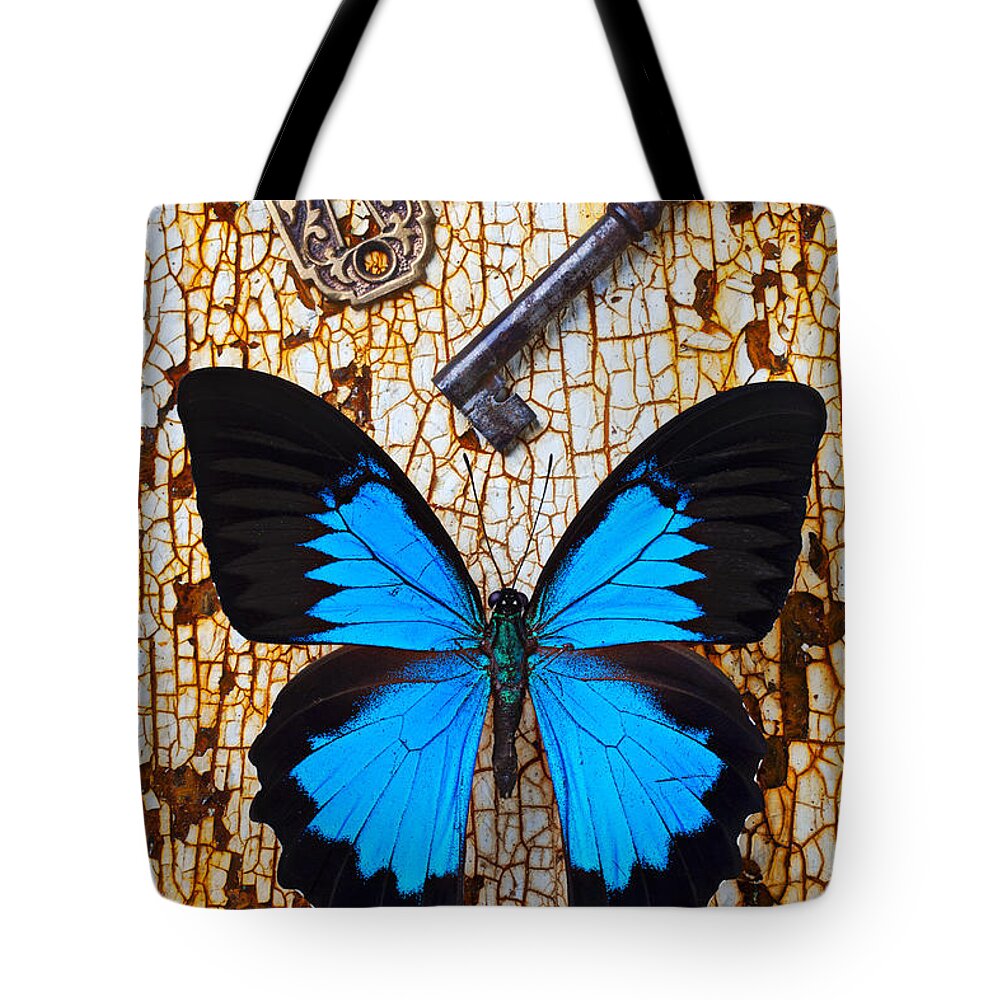 Iron Butterfly Tote Bags