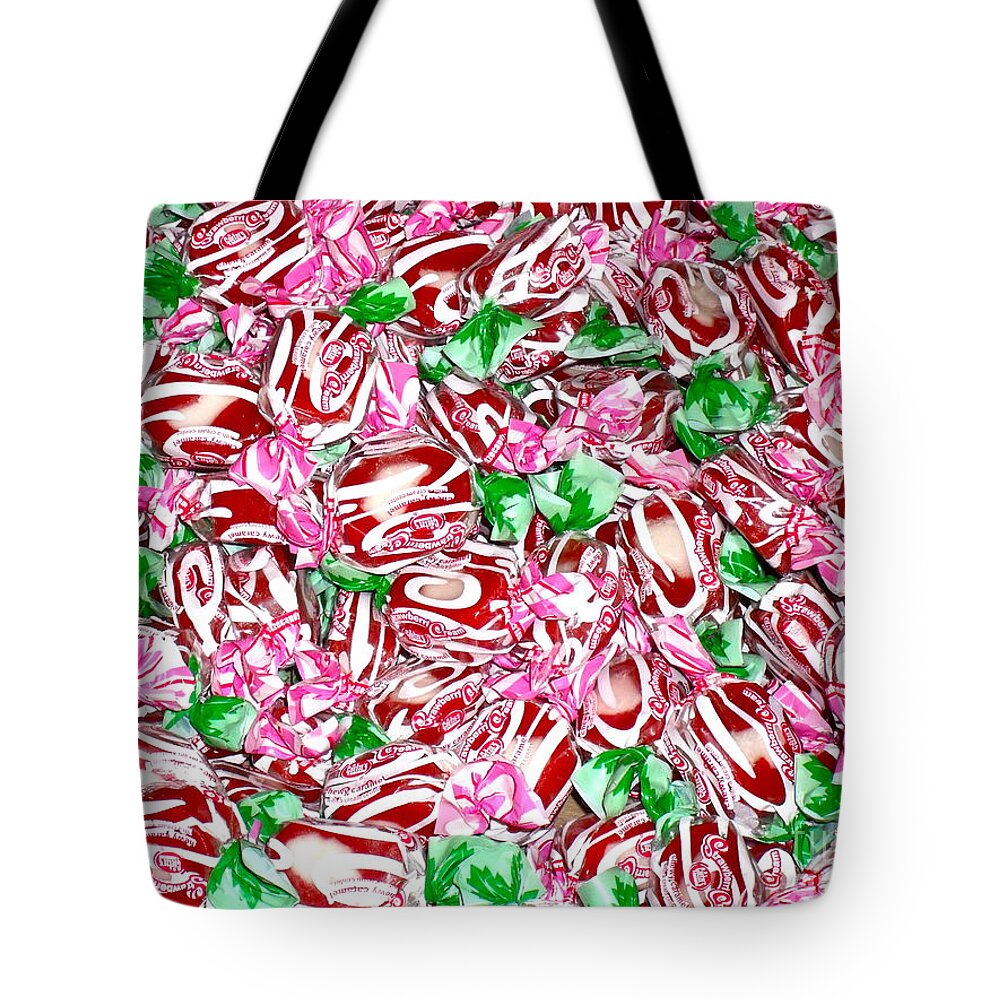 Candy Tote Bag featuring the photograph Candy is Dandy by Beth Saffer
