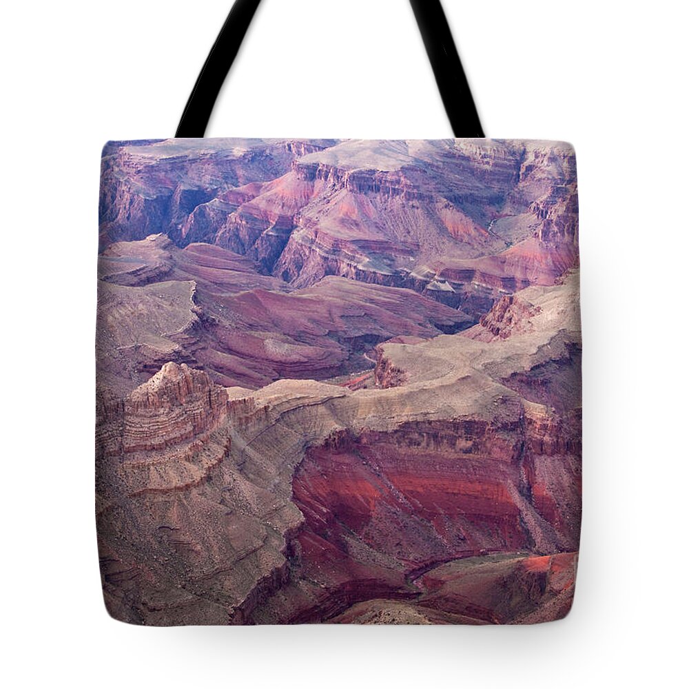 Grand Canyon Tote Bag featuring the photograph Canyon Colors by Bob and Nancy Kendrick