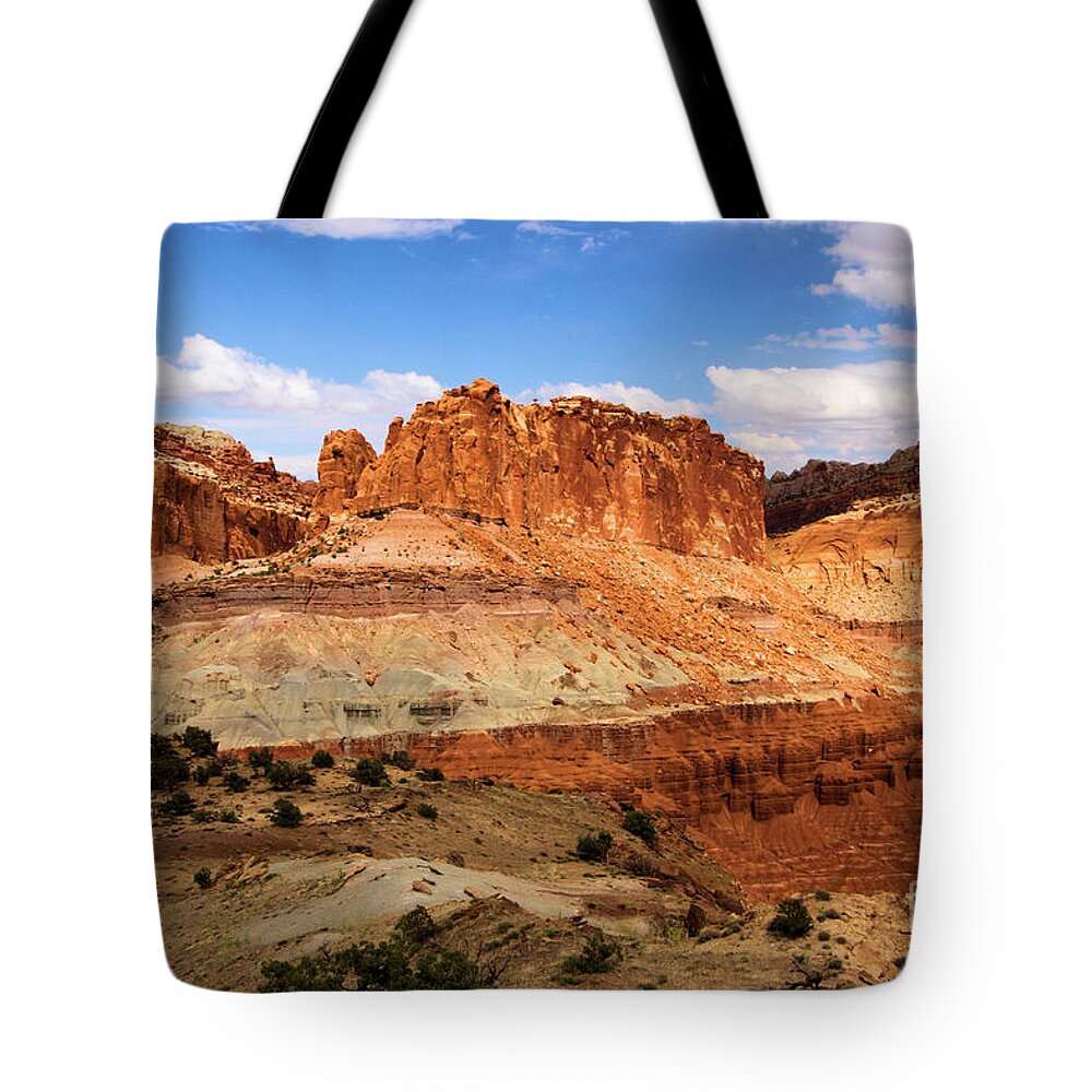 Castle Tote Bag featuring the photograph Castle In The Distance by Adam Jewell