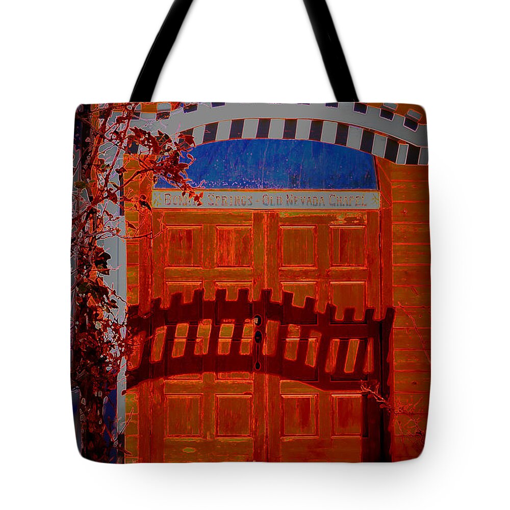 Chapel Tote Bag featuring the photograph Chapel Of Love by Diane montana Jansson