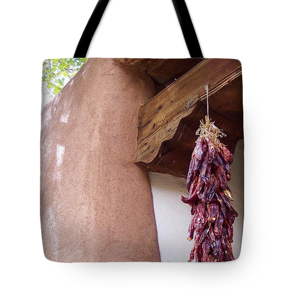 Chili Peppers Tote Bag featuring the photograph Chili Peppers by Nancy Patterson