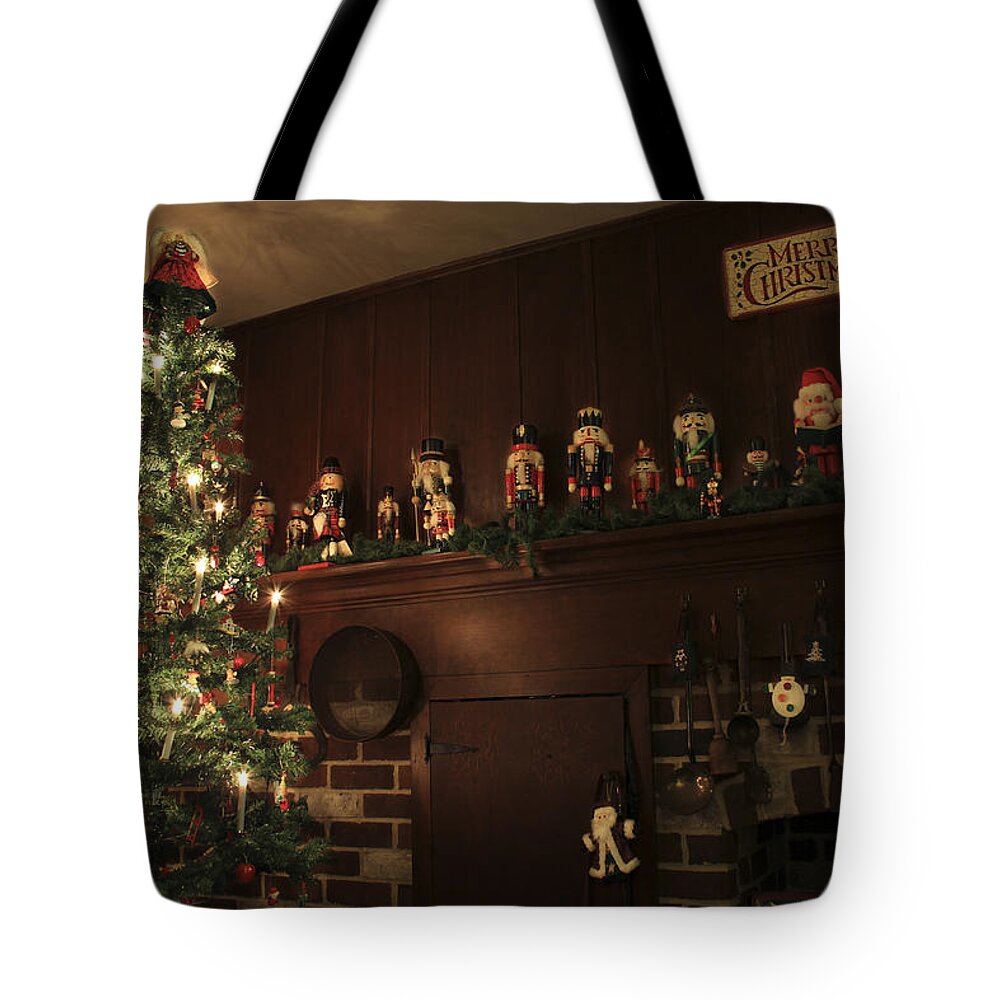 Christmas Tote Bag featuring the photograph Christmas at the Watson's by Shelley Neff