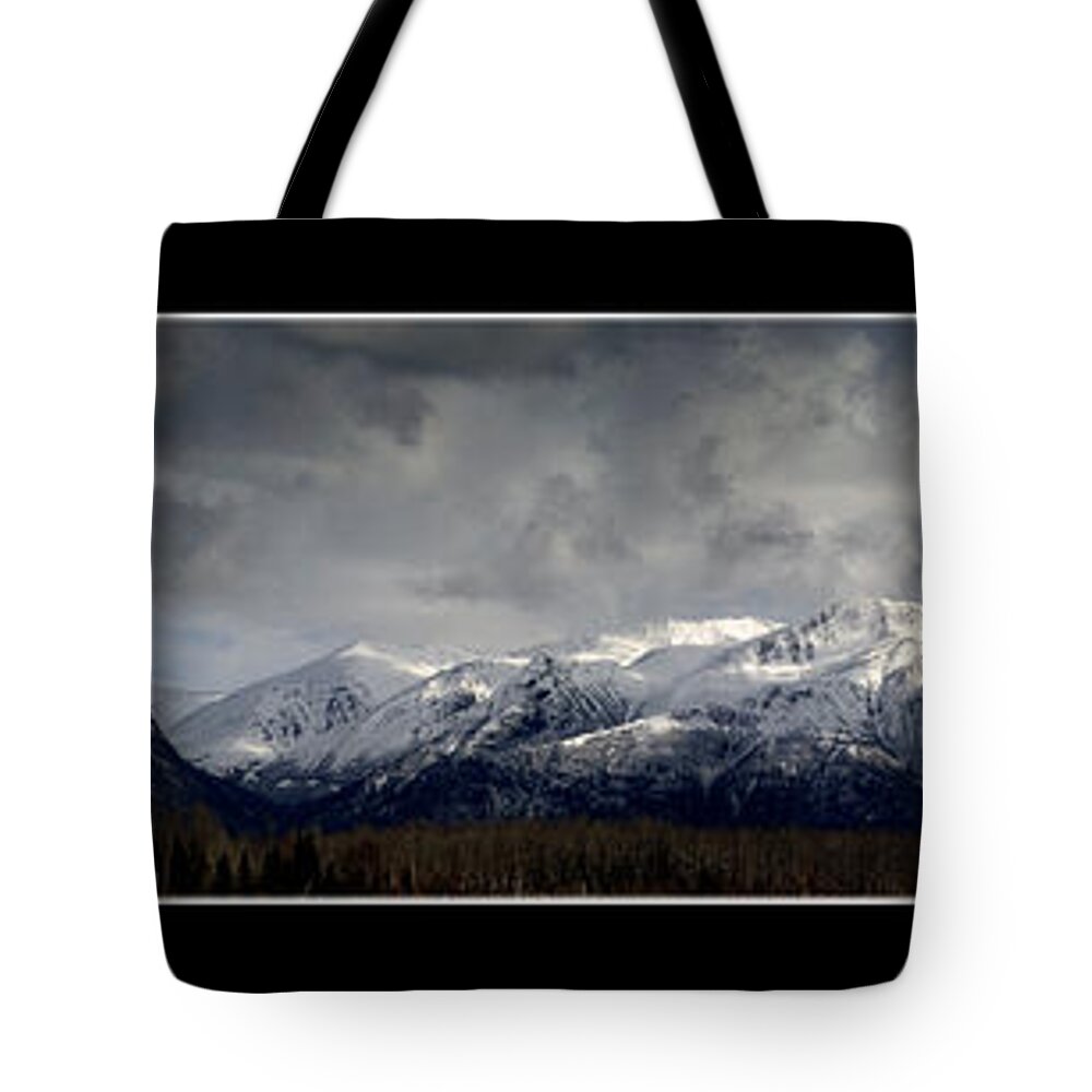Mountains Tote Bag featuring the photograph Chugach Mountains by Erika Fawcett