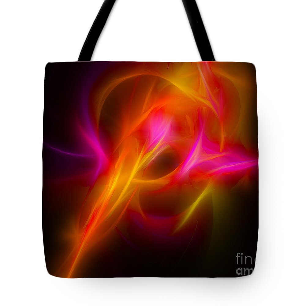 Circle Tote Bag featuring the photograph Circle of Fire by Judi Bagwell
