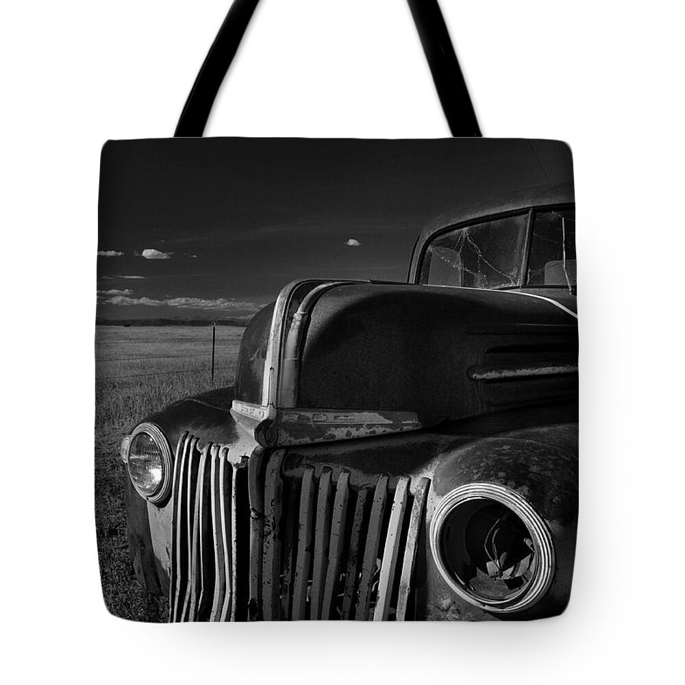 Abandoned Tote Bag featuring the photograph Classic Rust by Ron Cline
