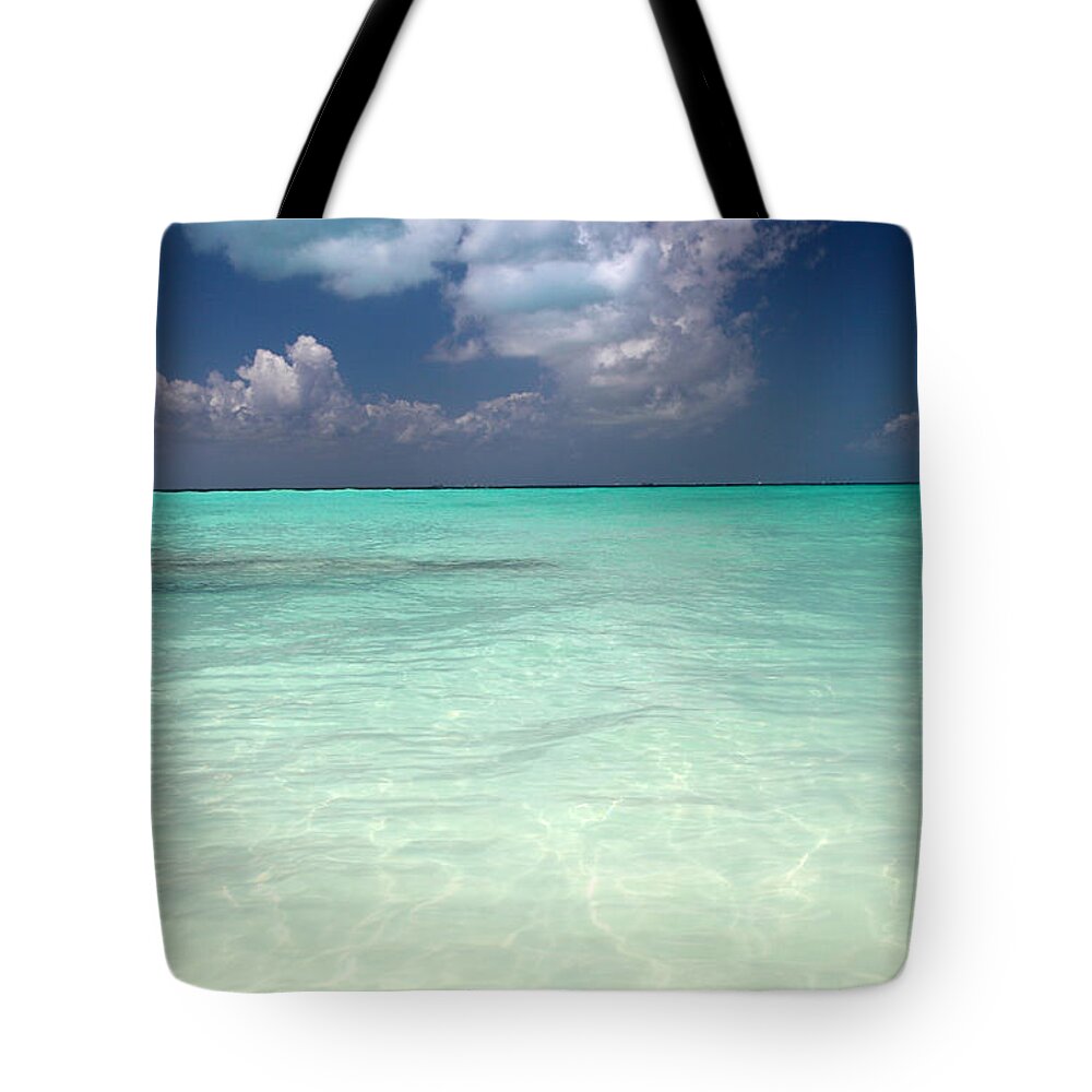 Sea Tote Bag featuring the photograph Clear by Milena Boeva