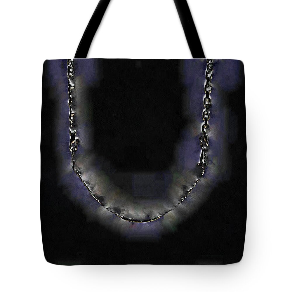 Aura Tote Bag featuring the digital art Cleopatra's Necklace by Steve Taylor