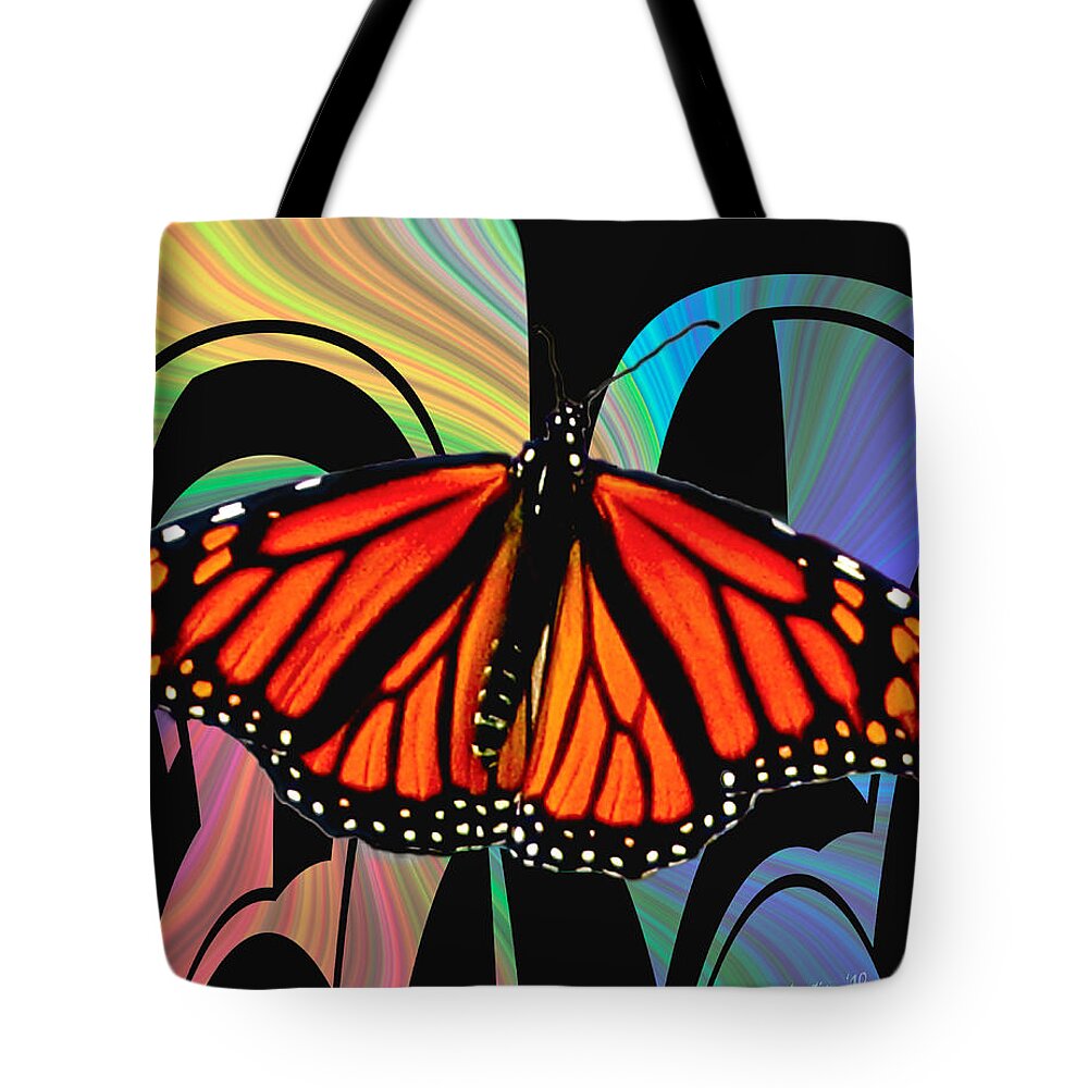 Arachid Tote Bag featuring the photograph Color My World With Butterflies by Carol F Austin