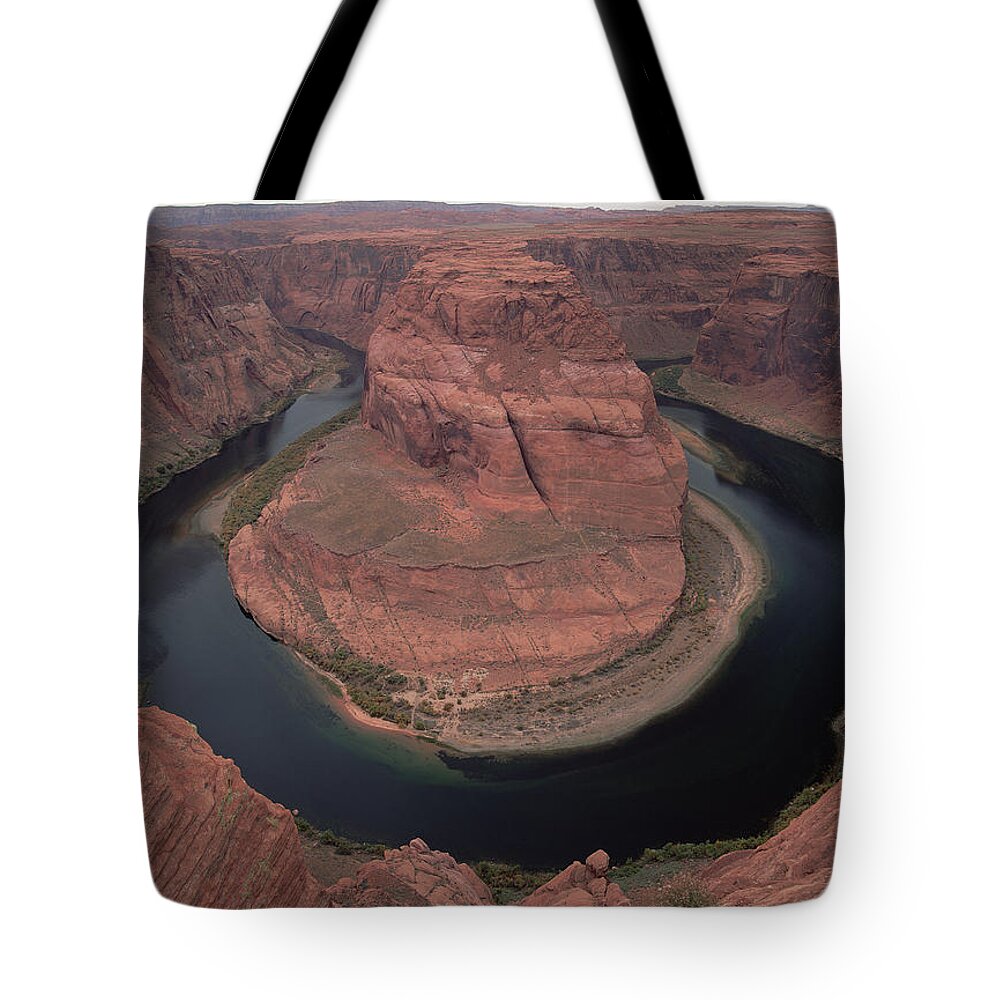 00174211 Tote Bag featuring the photograph Colorado River At Horseshoe Bend by Tim Fitzharris