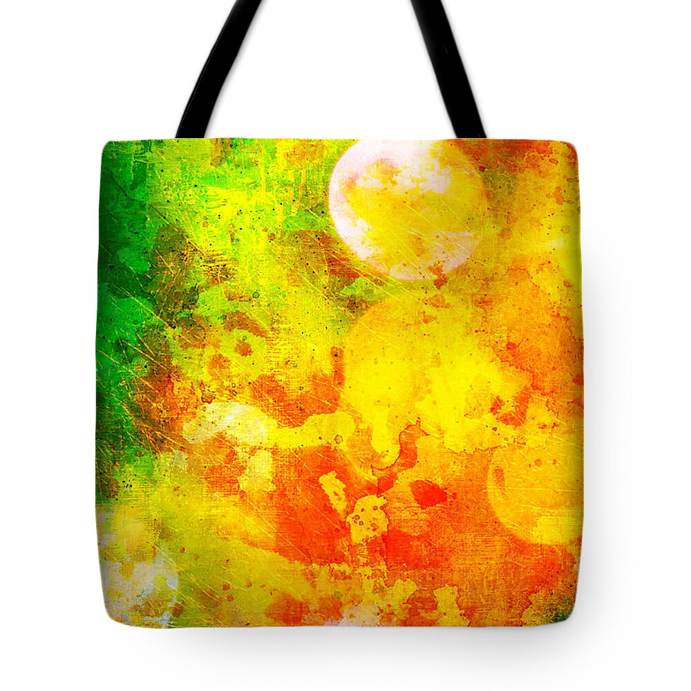 Smeared Tote Bag featuring the photograph Colorful and smeared by Silvia Ganora