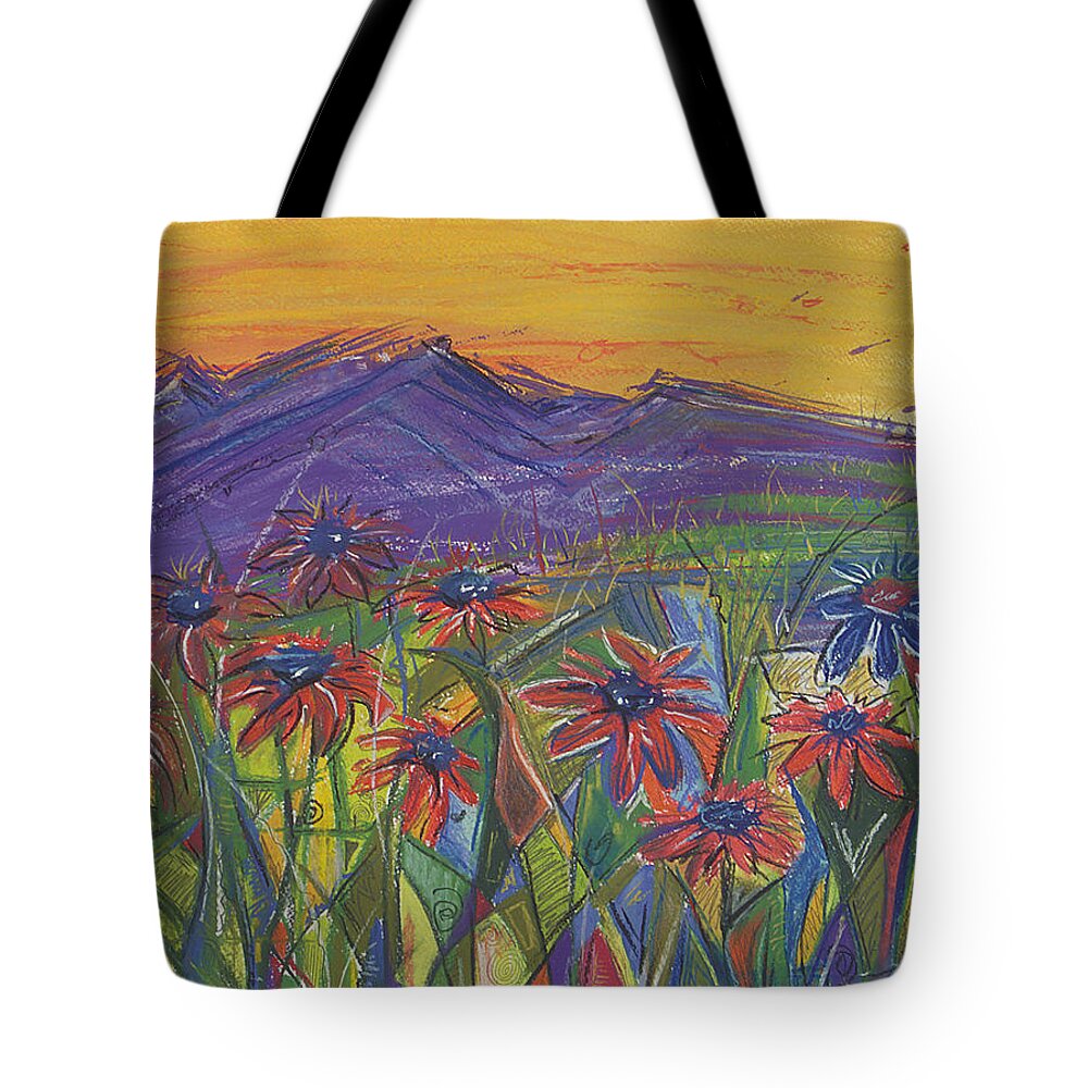 Nature Tote Bag featuring the painting Comfortable Silence by Tanielle Childers