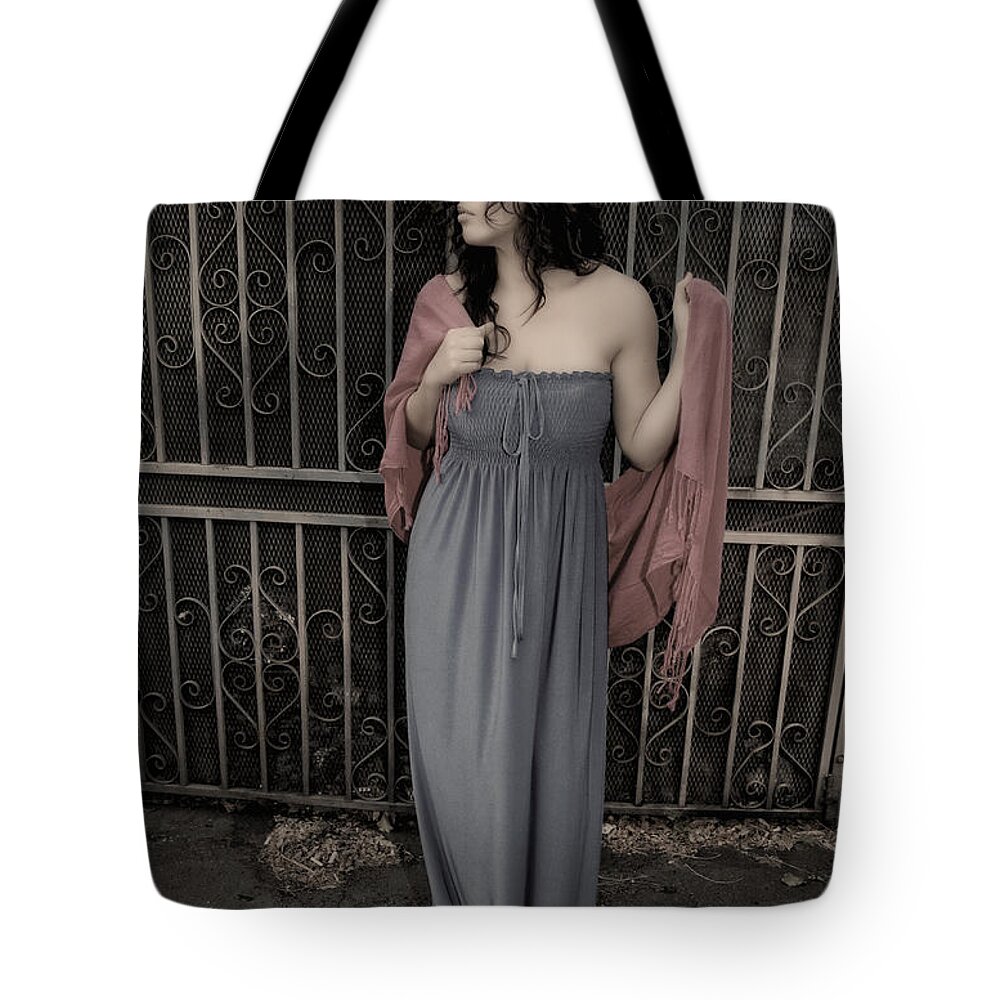 Woman Tote Bag featuring the photograph Concrete Velvet 4 by Donna Blackhall