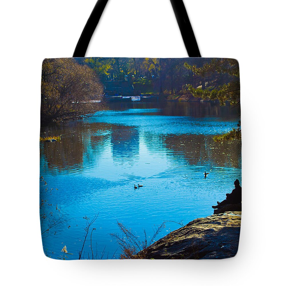 Park Tote Bag featuring the photograph Contemplation by Theodore Jones
