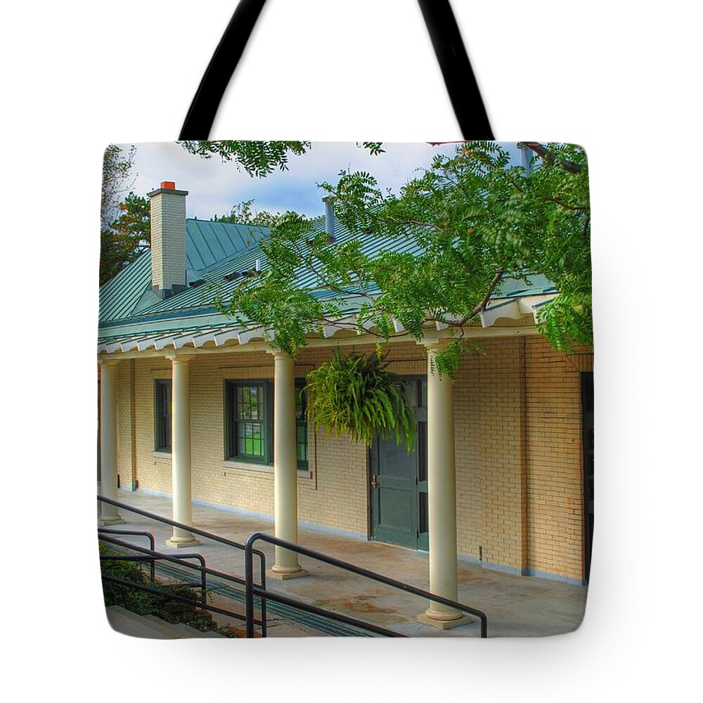  Tote Bag featuring the photograph Delaware Park Casino by Michael Frank Jr