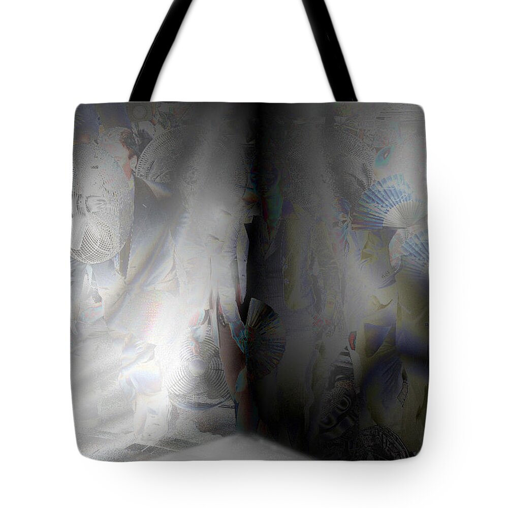 Paula Ayers Tote Bag featuring the digital art Desolate by Paula Ayers