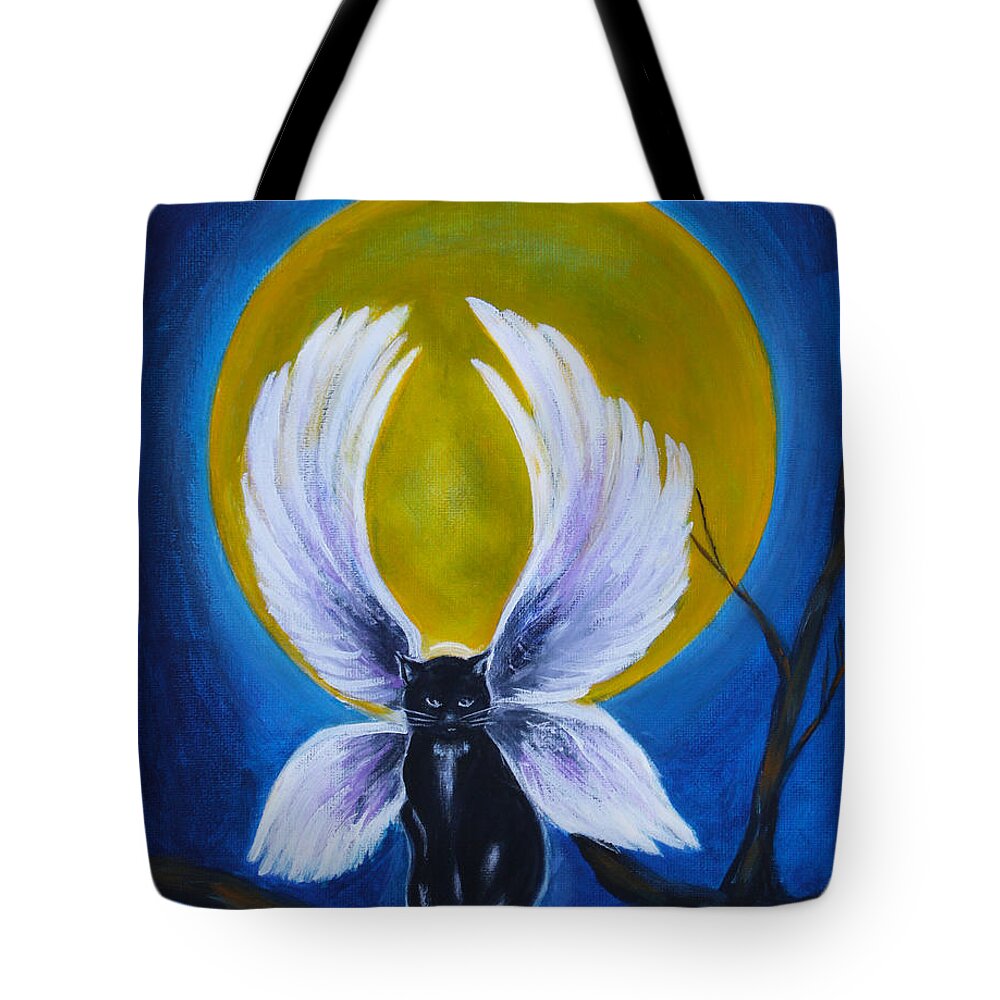 Devi Tote Bag featuring the painting Devi by Diana Haronis