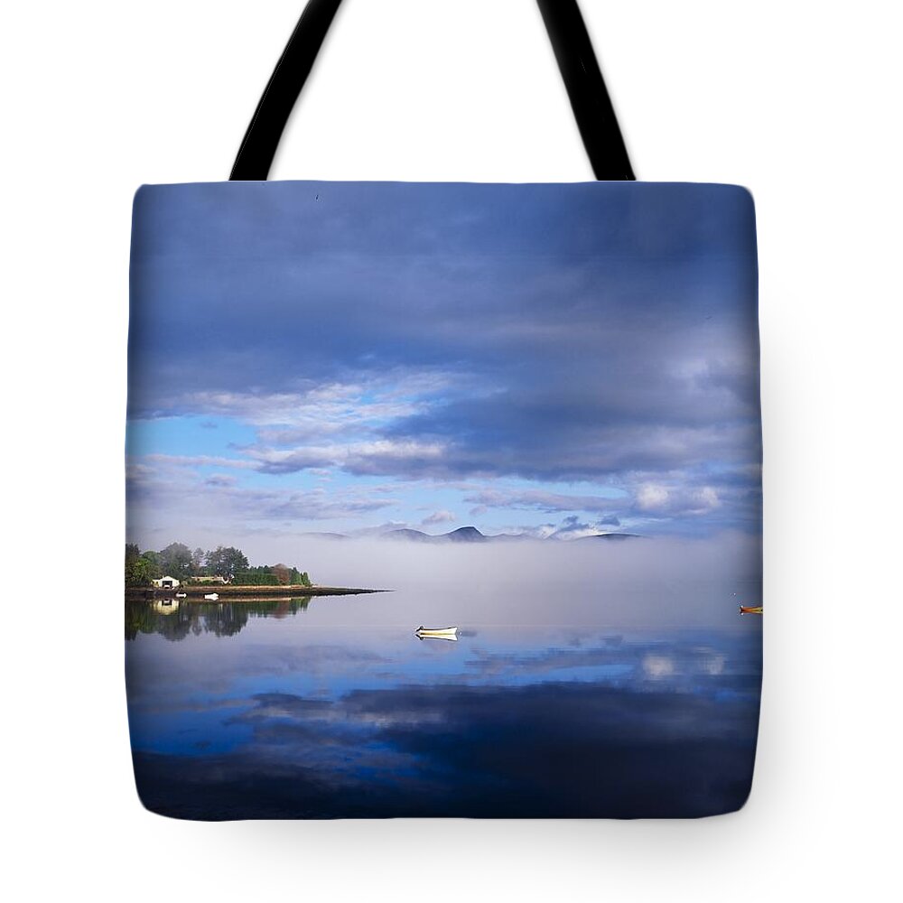 Kenmare River Tote Bag featuring the photograph Dinish Island, Kenmare Bay, County by The Irish Image Collection 