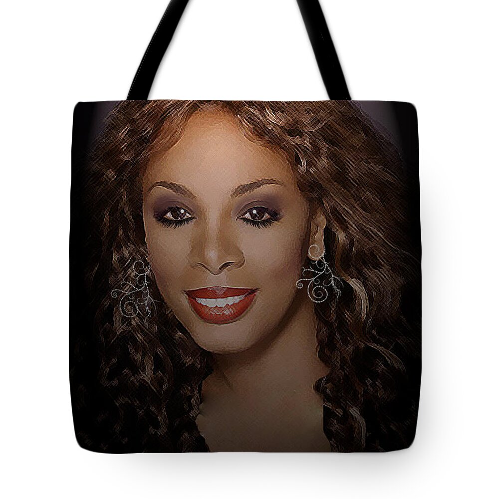 Donna Summer Tote Bag featuring the photograph Disco Diva - Donna Summer by Ericamaxine Price