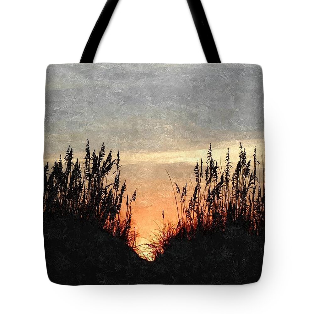 Dunes Tote Bag featuring the photograph Dune Peaker by Kim Galluzzo