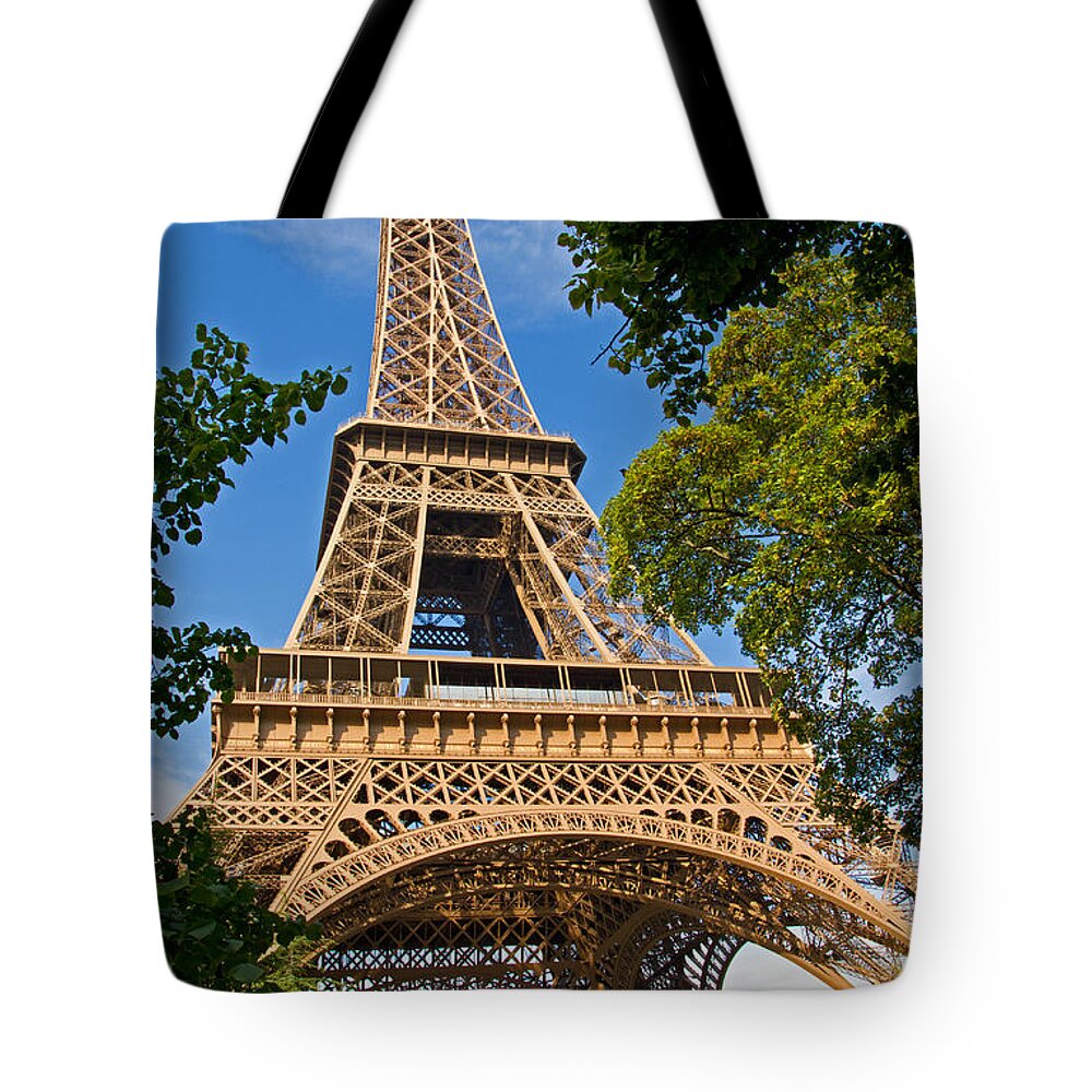 Europe Tote Bag featuring the photograph Eiffle Tower by David Freuthal