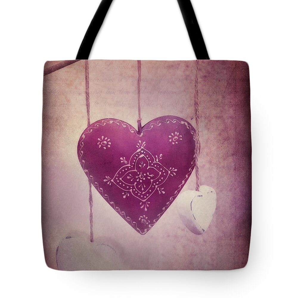 Heart Tote Bag featuring the photograph Ever And Anon by Priska Wettstein