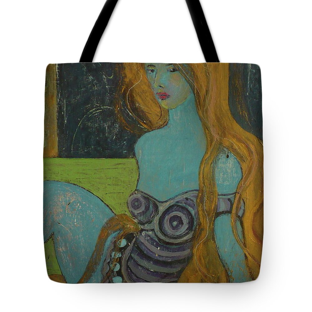 Painting Tote Bag featuring the painting Rapunzel by Todd Peterson